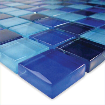 COBALT BLUE BLEND 1×1 (GC82323B2) by Custom Mosaics