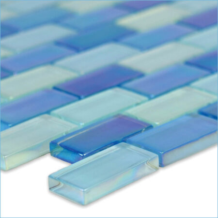 SKY BLUE BLEND 1×2 (GC82348B8) by Artistry in Mosaics