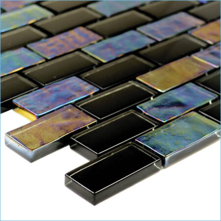 BLACK 1×2 (GT82348K5) by Artistry in Mosaics