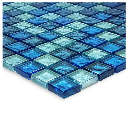BLUE BLEND 1×1 (GG82323B18) by Artistry in Mosaics