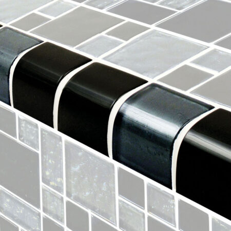 SLATE TRIM MIXED (TRIM-GG8M2348K9) by Artistry in Mosaics