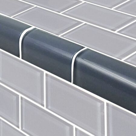 BLUE GRAY TRIM 2×4 (TRIM-GS84896K2) by Artistry in Mosaics