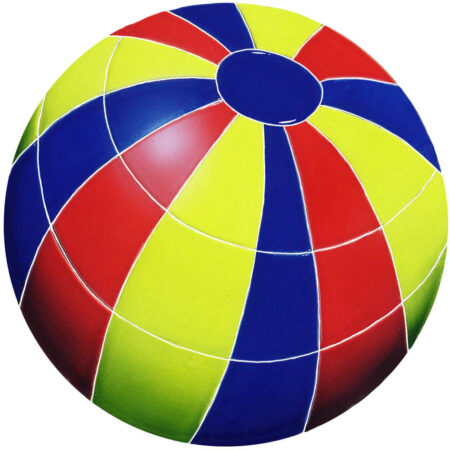 BEACH BALL 11″ MULTI COLOR (BBAMCOM) by Artistry in Mosaics