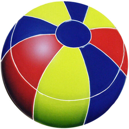 BEACH BALL 7″ MULTI COLOR (BBAMCOS) by Artistry in Mosaics
