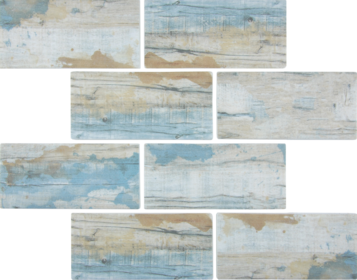 Aquatica Bark Bay 3×6 Staggered Mosaic