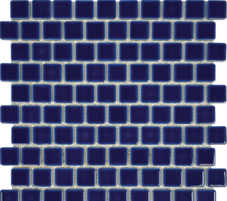 Royal Blue Porcelain 1×1 Mosaic 12×12 Sheet