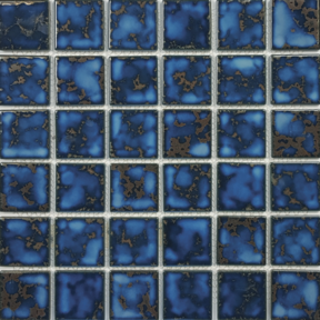 Terra Blue Porcelain 2×2 Mosaic 12×12 Sheet