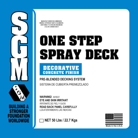One-Step Spray Deck System