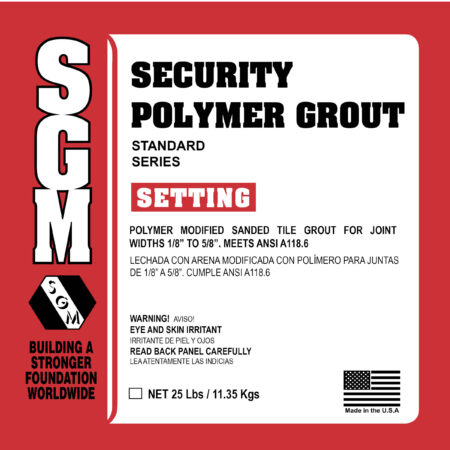 SECURITY POLIMER GROUTS