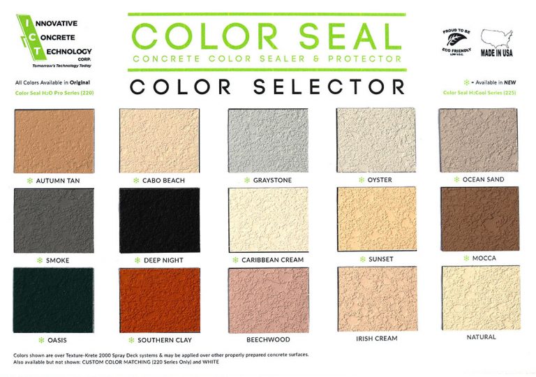 Color Seal H2Cool POOLS & SURFACES DISTRIBUTOR