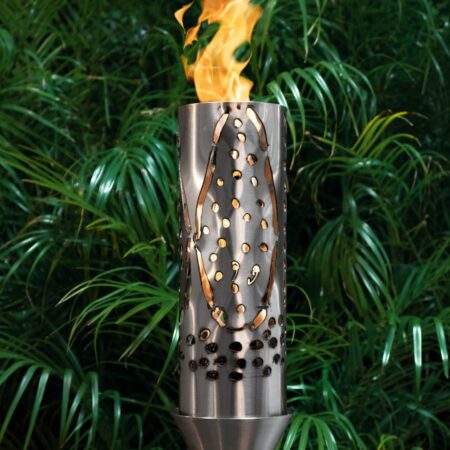 CORAL FIRE TORCH STAINLESS STEEL GAS TORCH