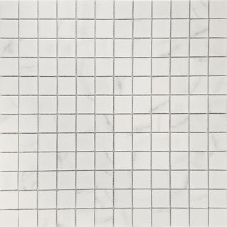 ONIX ECOSTONE Venato White 1×1 Glass Mosaic