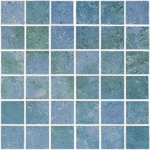 Aquamarine​ 2×2 Mosaic 12×12 Sheet