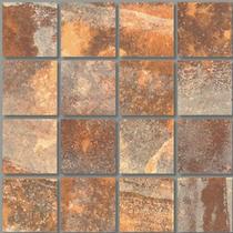 Rust 3×3 Mosaic 12×12 Sheet