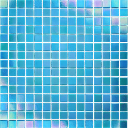 Caribbean Blue Iridescent by Artistry in Mosaics