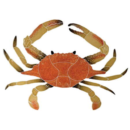 Crab, 16 brown  12″x16″ by Artistry in Mosaics