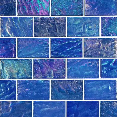 Light Blue Blend 2″ X 3″ (GC64872B12) GLASS TILE by Artistry in Mosaics