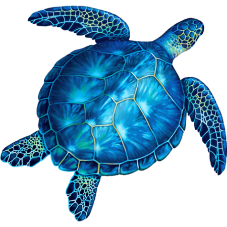 Blue Turtle by Custom Mosaics