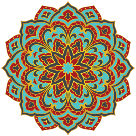 Radiant Beauty Mandala by Custom Mosaics