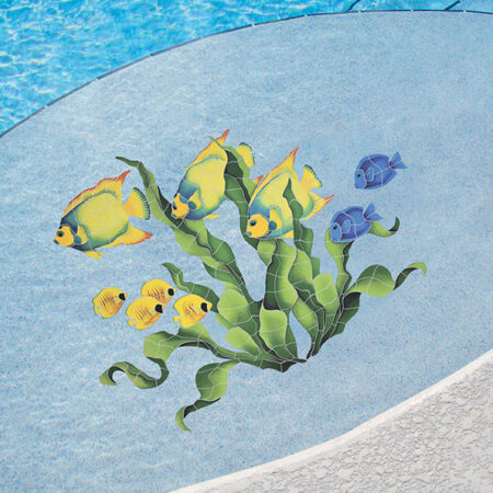 Queen Angel Fish by Artistry in Mosaics