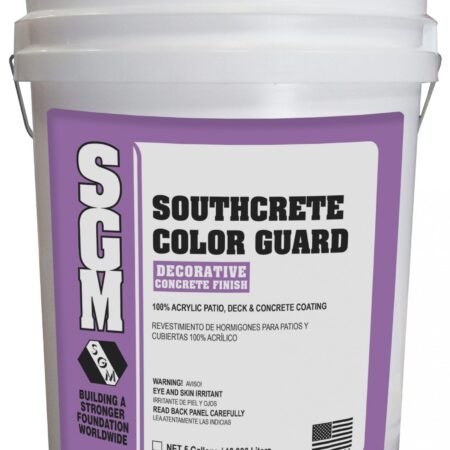 SGM Southcrete™ Color Guard Concrete Stain / Sealer 5 GAL PAIL