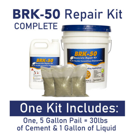 BASECRETE REPAIR KIT BRK-50 WATERPROOFING